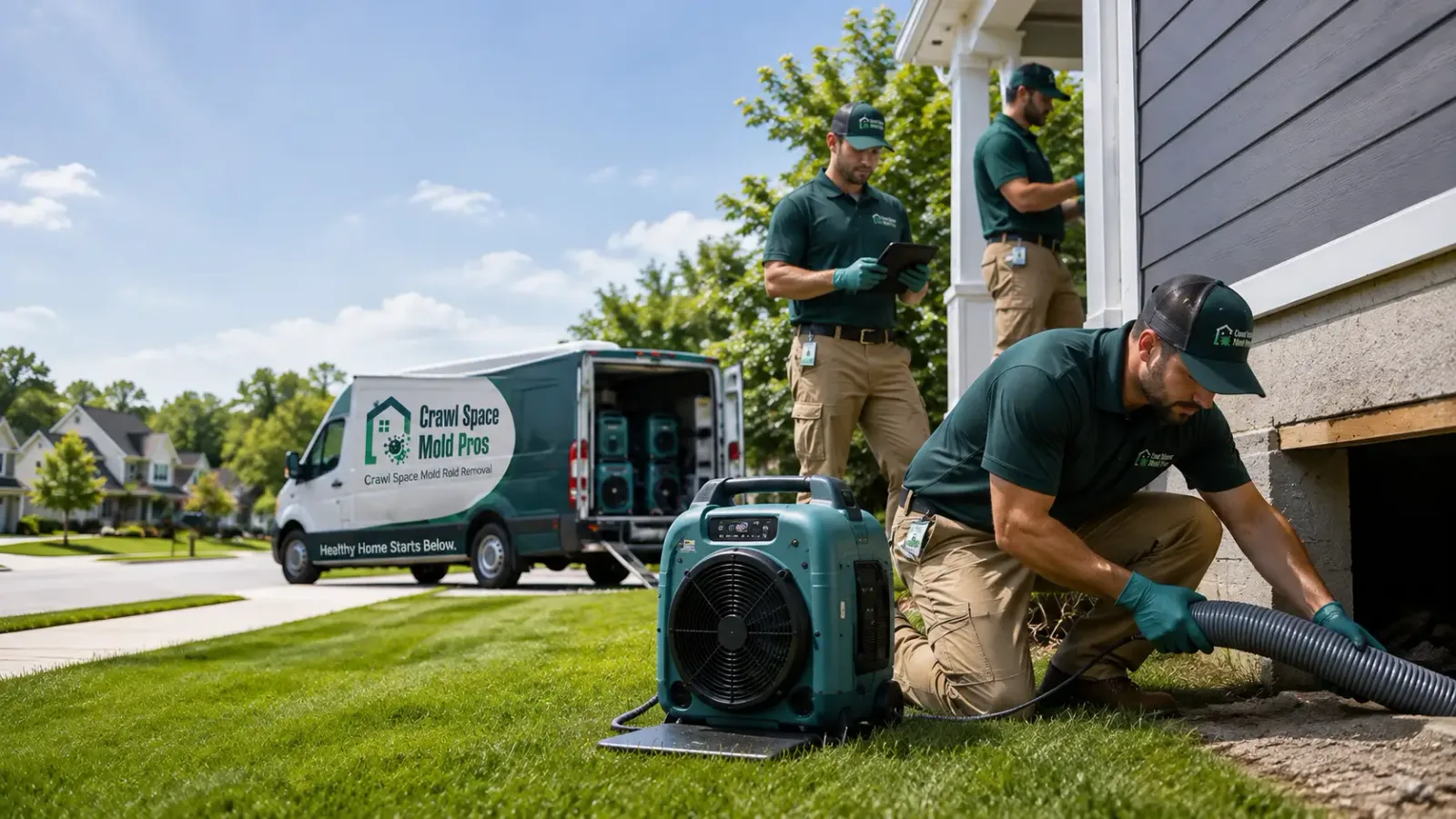 Crawl Space Mold Removal in Granite Springs, NY